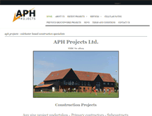 Tablet Screenshot of aphprojects.com